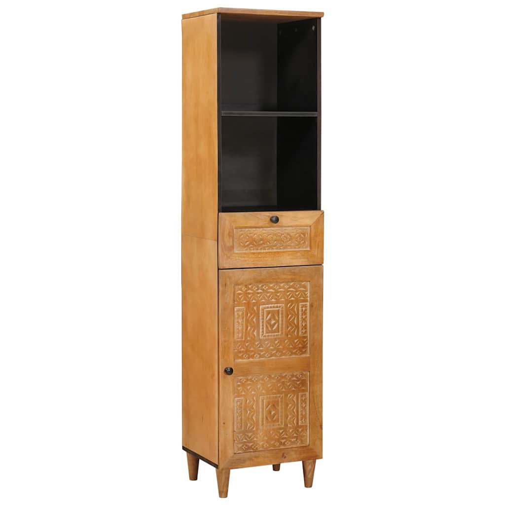 Bathroom Cabinet with Drawer Light brown 38 x 33.5 x 160 cm